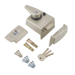 ERA   BS Night Latch Satin Nickel 60mm Backset