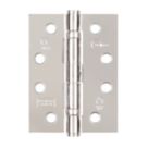 Eclipse  Polished Chrome Grade 13 Fire Rated Ball Bearing Hinges 102mm x 76mm 2 Pack