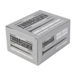 Turbo Silver  PZ Double-Countersunk  Multipurpose Screws 5mm x 30mm 200 Pack