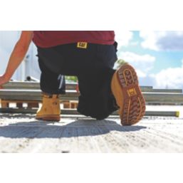 CAT Holton Size 11  Honey  Steel Toe Cap Safety Boots