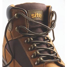 Site Quartz    Safety Boots Honey Size 7