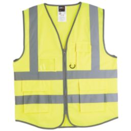 Pro RTX High Visibilty Executive Waistcoat Yellow Large 44" Chest