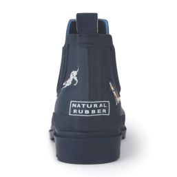 Regatta Lady Harper Size 5 Womens Navy Dogs Non Safety Wellies