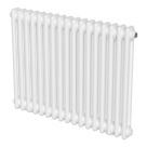 Flomasta 600mm x 785mm 2732BTU White Horizontal 2 Column Radiator