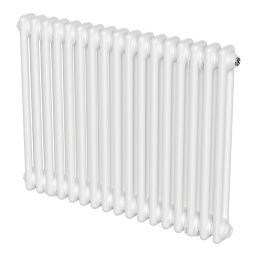 Flomasta 600mm x 785mm 2732BTU White Horizontal 2 Column Radiator