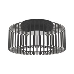 Eglo Ginestrone-Z RGB & White LED Ceiling Light Black 22W 2450lm