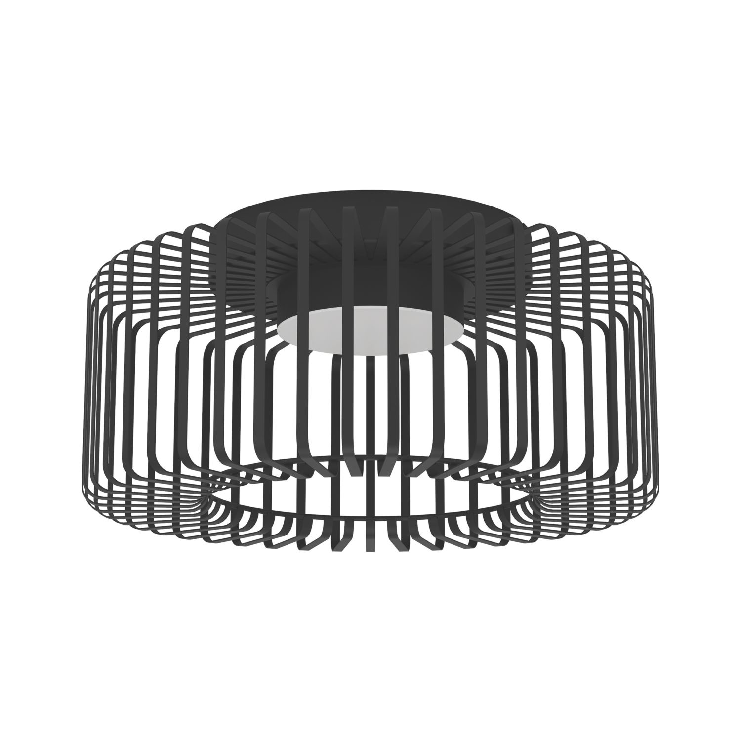 Eglo Ginestrone-Z RGB & White LED Ceiling Light Black 22W 2450lm (482CV)