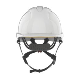 JSP Baseworker Safety Helmet with Chinstrap White