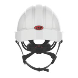 JSP Baseworker Safety Helmet with Chinstrap White