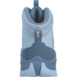 Hi-Tec Infuse Mid Size 8 Womens Blue Waterproof  Non Safety Work Boots