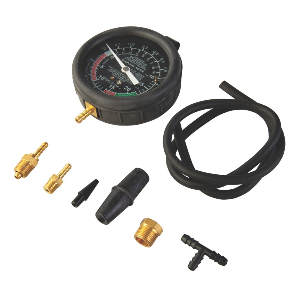Silverline Vacuum & Fuel Pump Pressure Test Gauge