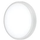 Knightsbridge BT20ACT Indoor & Outdoor Round LED CCT Adjustable Bulkhead White 20W 1730-1930lm