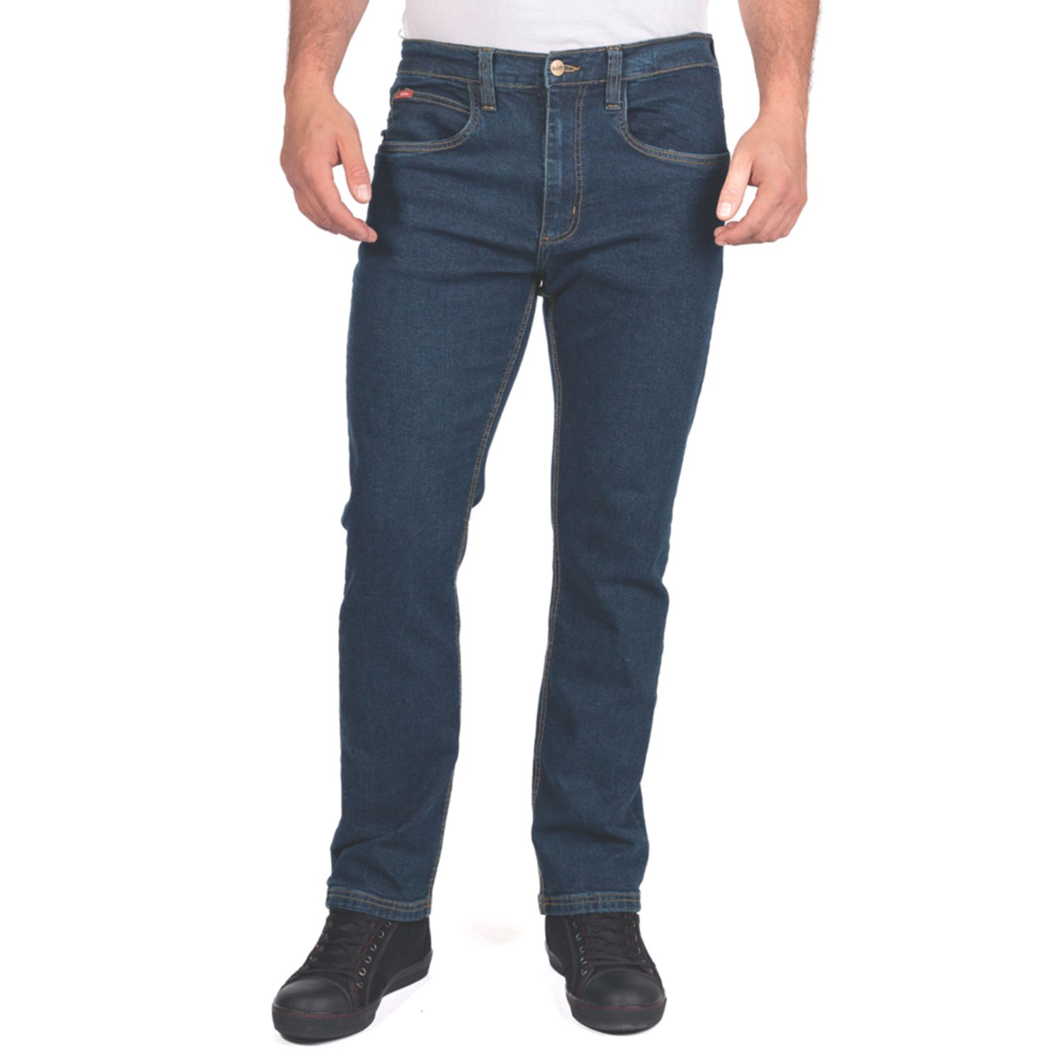 Lee Cooper LCPNT219 Workwear Jeans Navy 42" W 31" L (482HU)