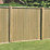 Forest VTGP6PK3HD Vertical Tongue & Groove  Fence Panels Natural Timber 6' x 6' Pack of 3