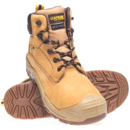 Apache ATS Arizona Metal Free  Safety Boots Honey Size 9