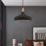 Eglo Sabinar 40cm Single Pendant Light Black/Brown