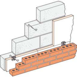 Simpson Strong-Tie Type 4 Wall Ties 200mm 50 Pack