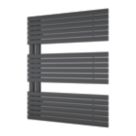 Ximax Watson Open 765mm x 600mm 1382BTU Anthracite Vertical Towel Radiator