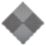 Swisstrax Ribtrax Pro Interlocking Floor Tiles Pearl Silver 19mm 25 Pack