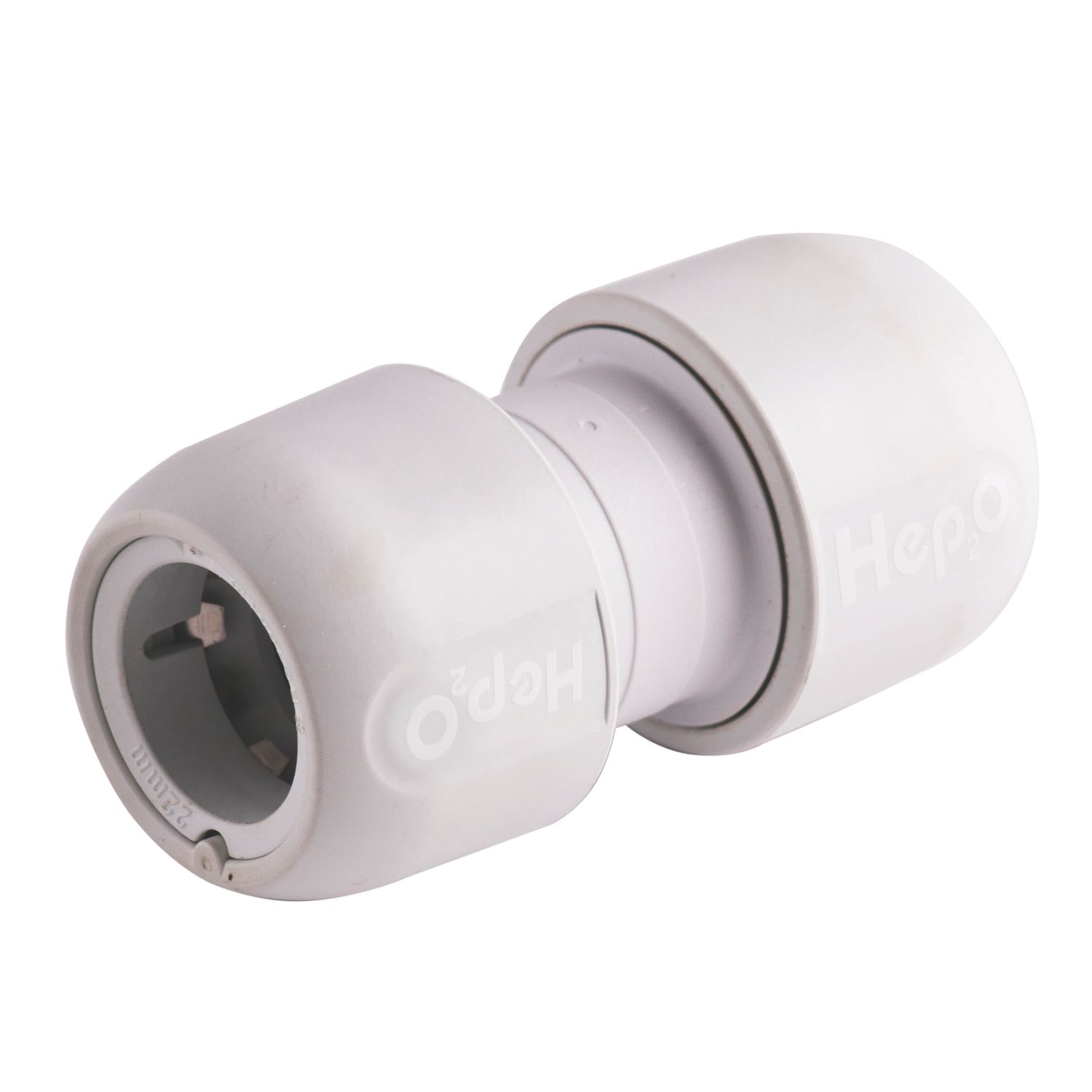 Hep2O Plastic Push-Fit Equal Coupler 22mm (4834F)