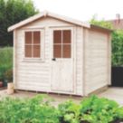Shire Avesbury 8' x 8' (Nominal) Apex Timber Log Cabin