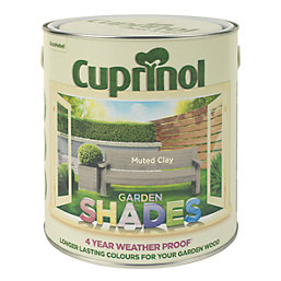 Cuprinol Garden Shades Exterior Wood Paint Matt Muted Clay 2.5Ltr