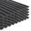 Radmat Building Materials Eco 76/18 Corrugated PVC Roof Sheet Black 3000mm x 1.2mm x 875mm 5 Pack