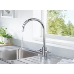 Bristan Artisan Easyfit Mono Mixer Kitchen Tap Chrome-Plated 1 Pair