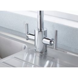 Bristan Artisan Easyfit Mono Mixer Kitchen Tap Chrome-Plated 1 Pair