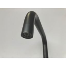 Highlife Bathrooms Don Twin Lever Sink Mixer Matt Black