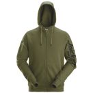 Snickers 2895 Logo Full Zip Hoodie Khaki Green Large 43" Chest