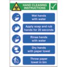 Essentials "Regular Hand Washing" Signs 420mm x 297mm 10 Pack