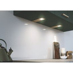 Sensio Astro TrioTone Rectangular LED Cabinet Downlights Brass 14.4W 280-300lm 3 Pack