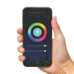 TCP  B22 A60 RGB & White LED Smart Light Bulb 9W 806lm