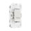 British General Nexus 800 Grid 20A 1-Way Grid Retractive Switch Module 'Press' White