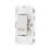 British General Nexus 800 Grid 20A 1-Way Grid Retractive Switch Module 'Press' White