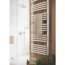 Terma Alex One Electric Towel Rail 1580mm x 500mm White 2728BTU