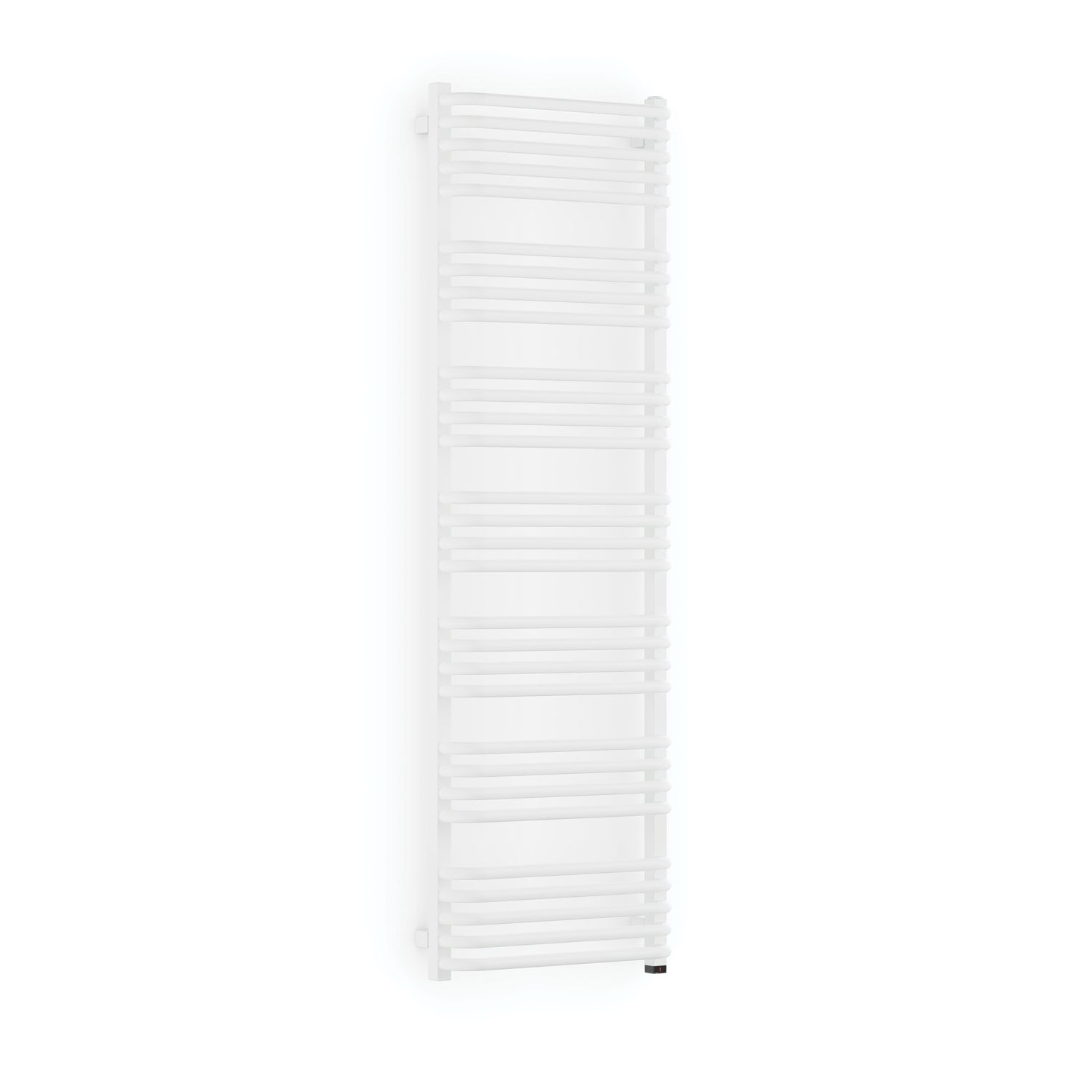 Terma 1580mm x 500mm 2728BTU White Curved Electric Towel Radiator (483RH)