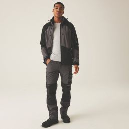 Regatta 4 Tex Water-Resistant Jacket Slate grey/black 2X Large Size 48" Chest