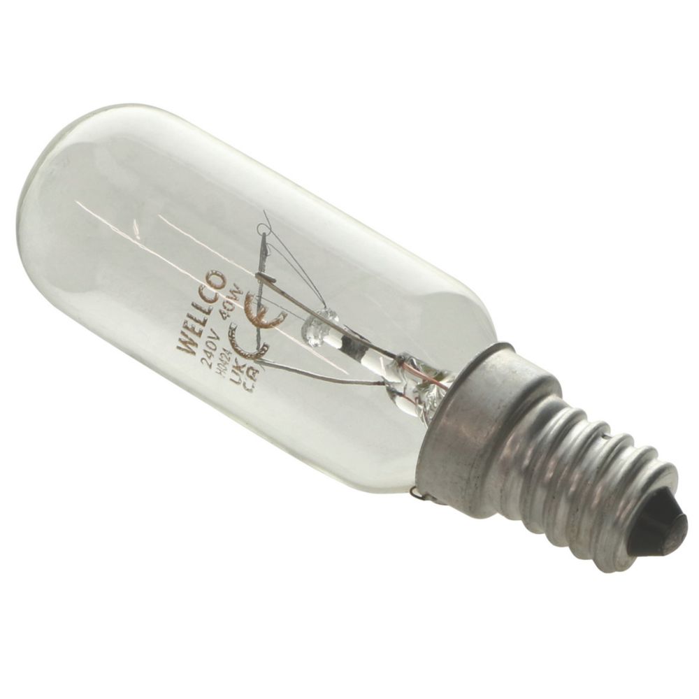 thumbnail image 2 of 2 Pack Lyvia 40W 240V E14 Screw Cap Bulbs - Universal Replacement For Cooker Hood Lighting 2 of 12