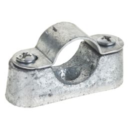 Deta TTE Malleable Iron Heavy Distance Saddles 20mm Galvanised 10 Pack