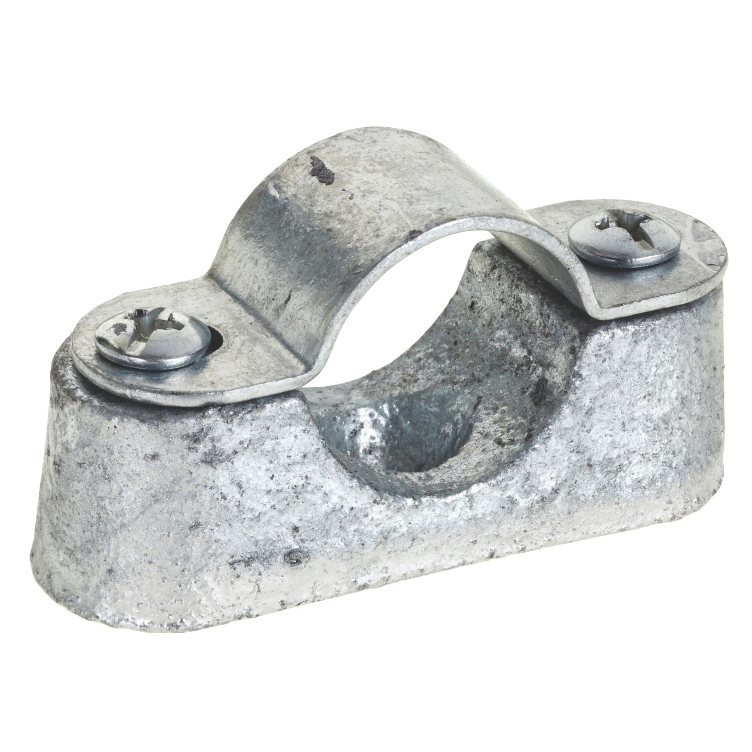 Deta TTE Malleable Iron Heavy Distance Saddles 20mm Galvanised 10 Pack (4840J)