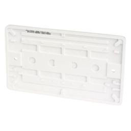 Hager Sollysta WMP2 2-Gang Blanking Plate White
