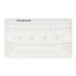 Hager Sollysta WMP2 2-Gang Blanking Plate White