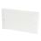Hager Sollysta WMP2 2-Gang Blanking Plate White