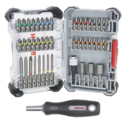 Bosch  1/4" Hex Shank Mixed Extra Hard Screwdriver Bits 44 Piece Set