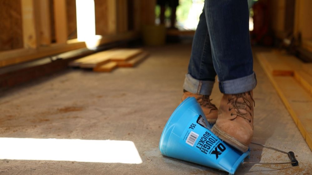 Builders Industrial Bucket 14 Litre (3 Gallon) - Blue - View #4