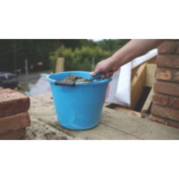 OX  Plastic Builders Bucket Blue 15Ltr