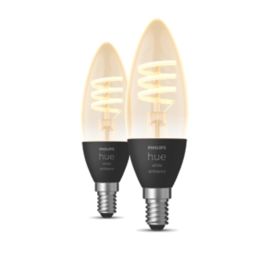 Philips Hue  SES Candle LED Smart Light Bulb 4.6W 350lm 2 Pack