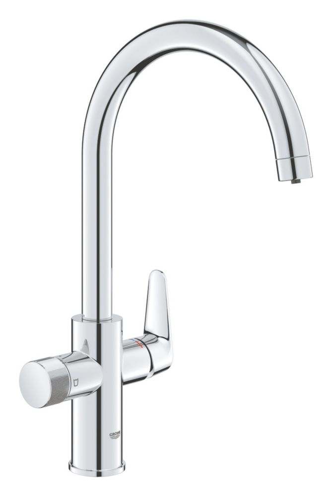 Grohe Blue Pure StartCurve  2-Way Deck-Mounted Filtered Water Kitchen Tap Starter Set Chrome